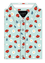 Lady Bugs Pattern Knit Shirt -ZF909B