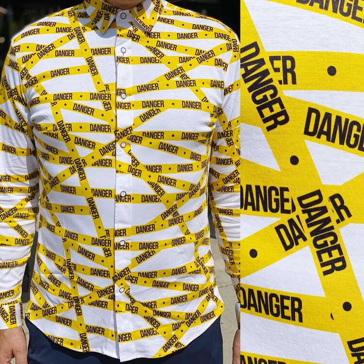 Danger Tape Knit Shirt