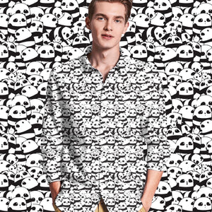 Panda print Knit Shirt