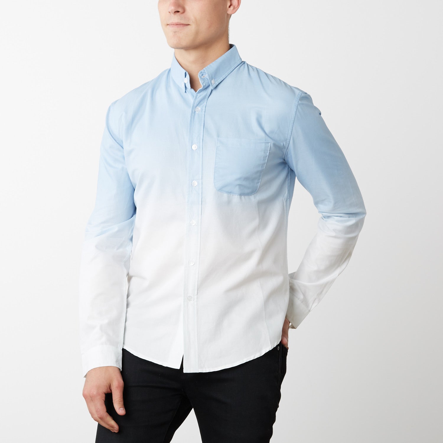 Long Sleeve Ombré Shirt – Loft 604